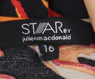 STAR by Julien Macdonald Women’s Animal Print Sequin Dress