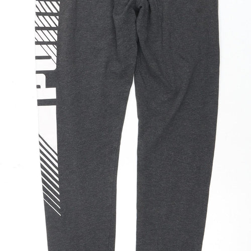 Puma Women's Black Sports Leggings Gym Trousers Size 12