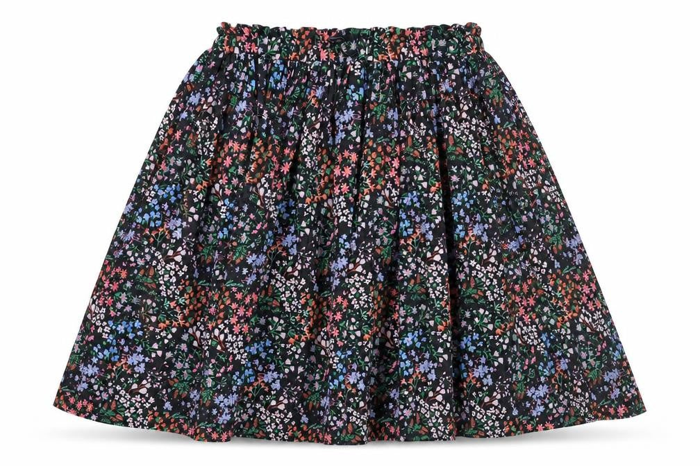Front view of Next Women's Multicoloured Floral Pleated Skirt, size 12