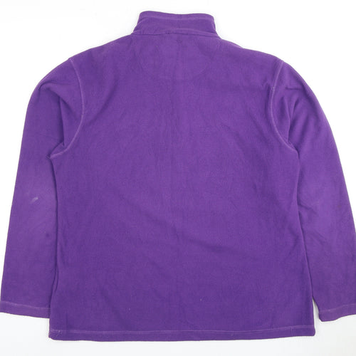 Regatta Unisex Purple Fleece Sweatshirt Size 16