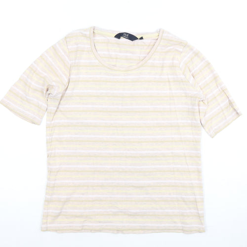 Isle Essentials Women's Multicoloured Striped T-Shirt S