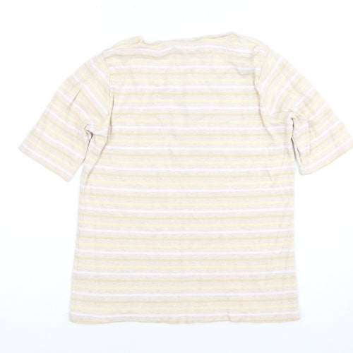 Isle Essentials Women's Multicoloured Striped T-Shirt S