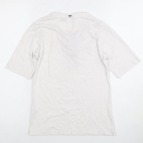 Isle Women's White Lace-Up T-Shirt Size 10-12