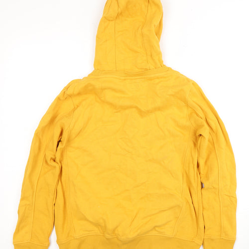Next Boys Yellow Pullover Hoodie, Size 12 Years, Cotton Blend