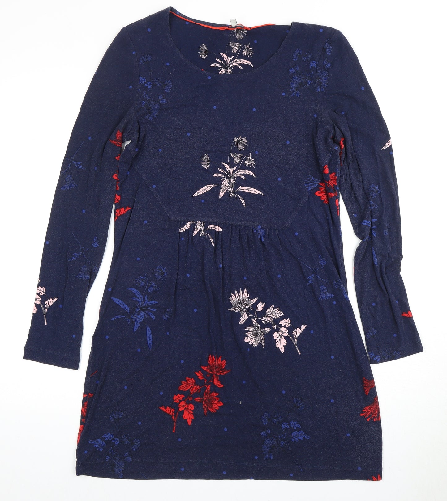 Joules Women's Multicoloured Fit & Flare Dress, Size 12