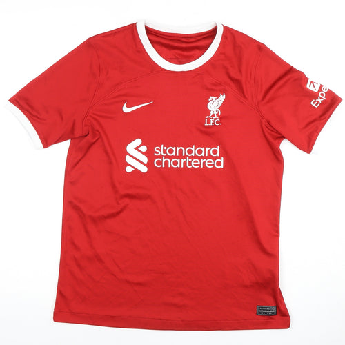Nike Boys' Red Short Sleeve Football Jersey XL