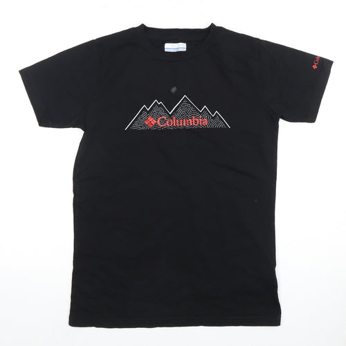 Columbia Boys Black Graphic Print T-Shirt 12-13 Years