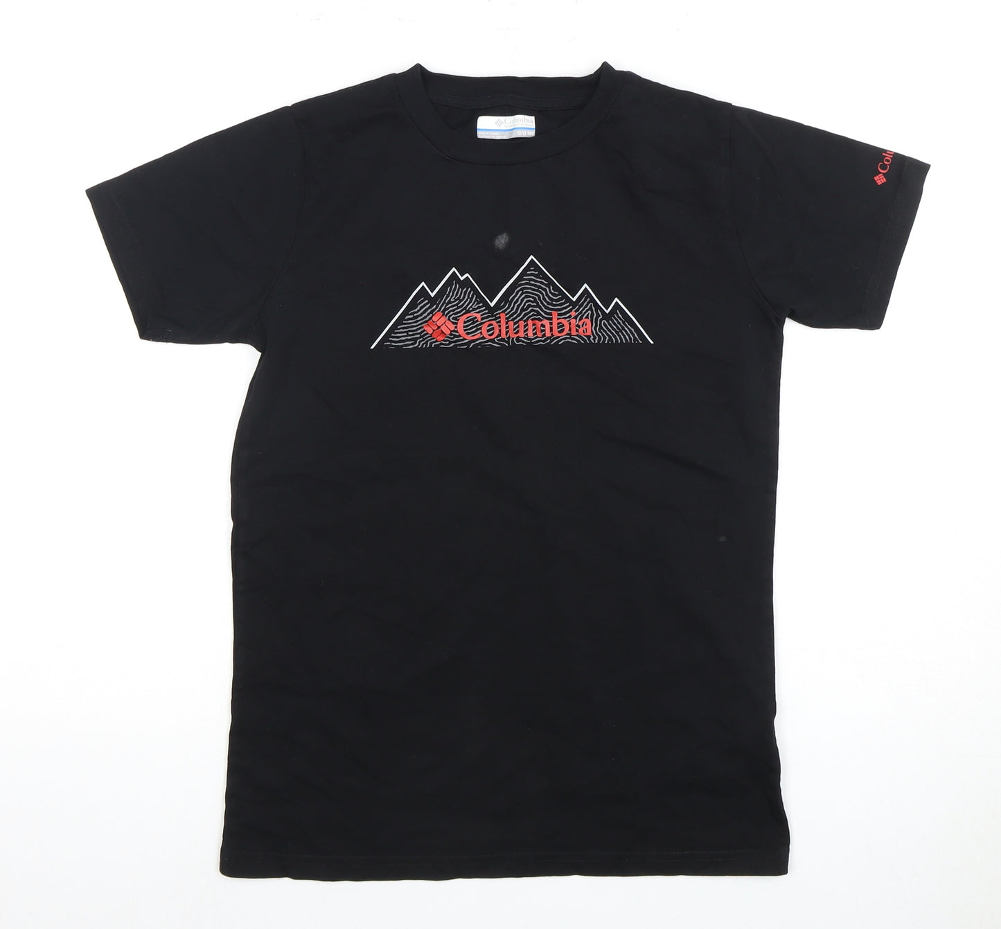 Columbia Boys Black Graphic Print T-Shirt 12-13 Years