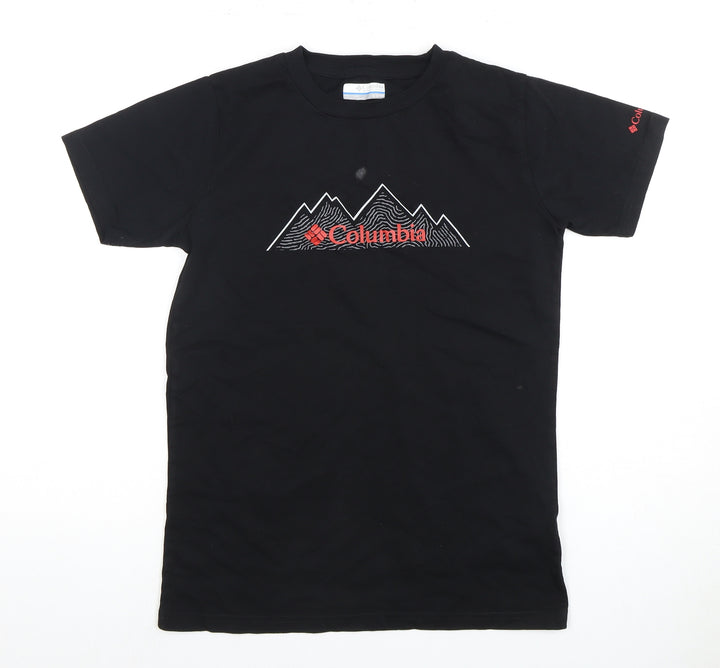 Columbia Boys Black Graphic Print T-Shirt 12-13 Years
