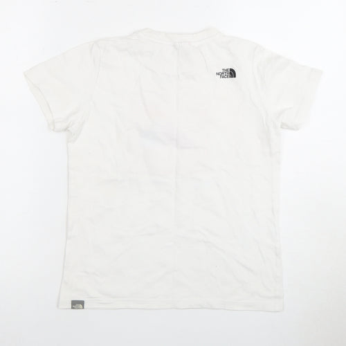 The North Face Unisex Kids White T-Shirt L Graphic Logo