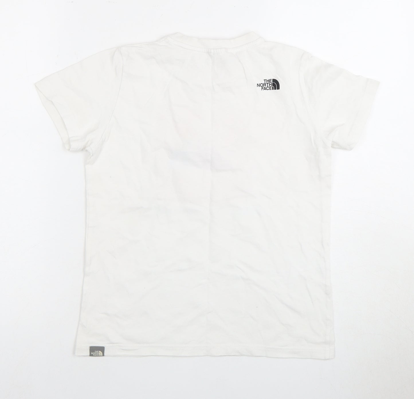 The North Face Unisex Kids White T-Shirt L Graphic Logo