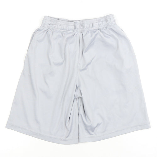 Under Armour Boys Grey Athletic Shorts Size M