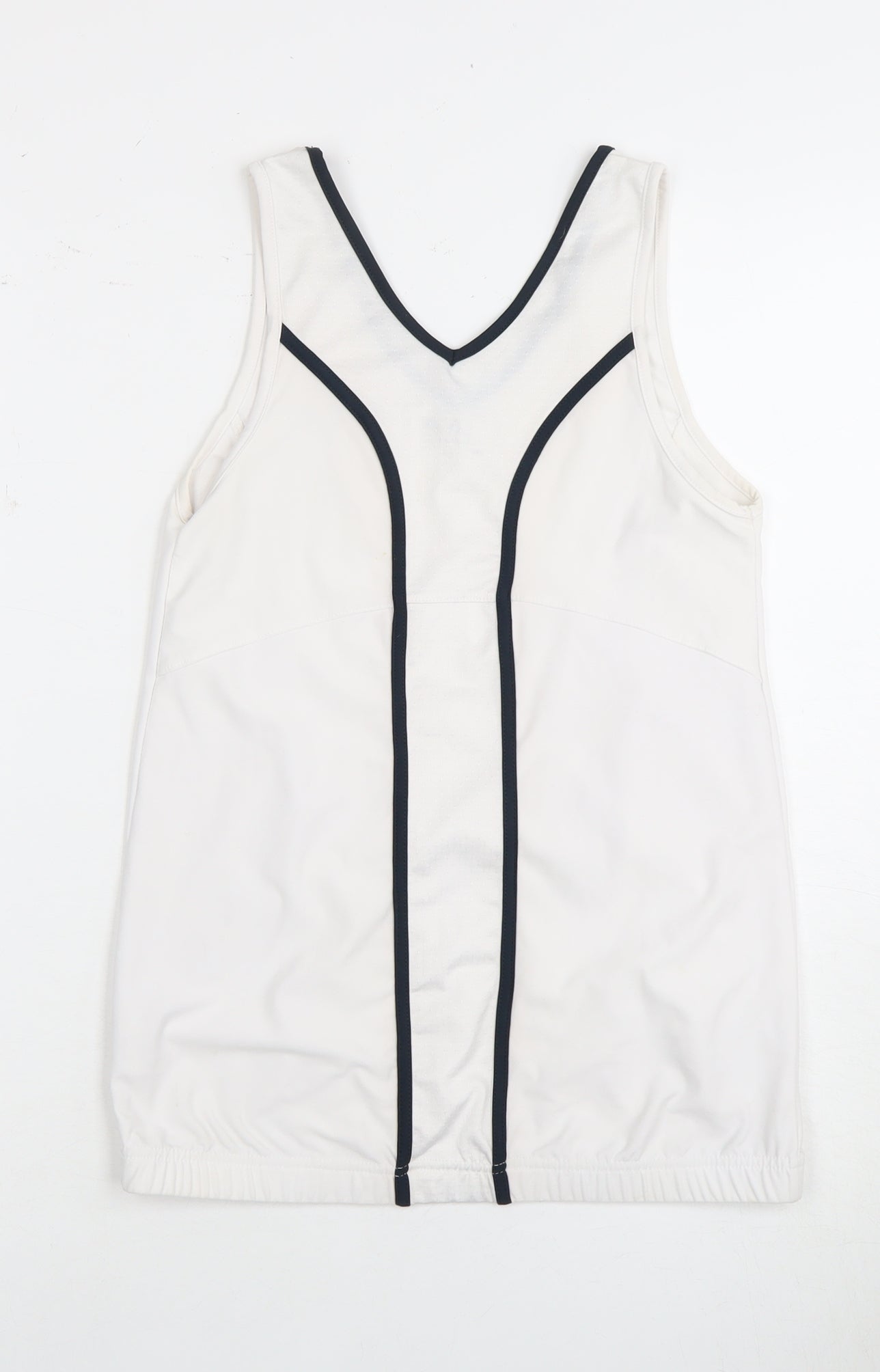 LA Gear Women's White Sleeveless V-Neck Tank Top
