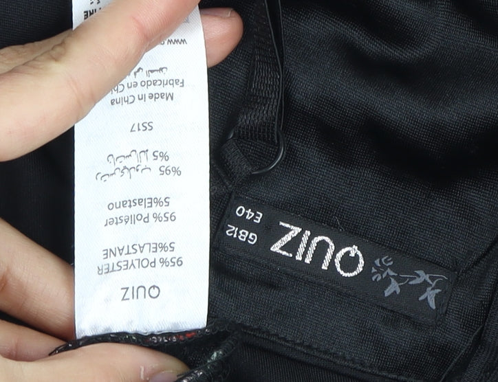 Zino Women's Floral Slip Dress, Black, Size 12, Party Wear