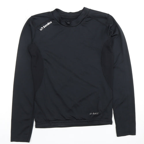 Sondico Boys Black Long Sleeve Athletic T-Shirt 11-12 Years