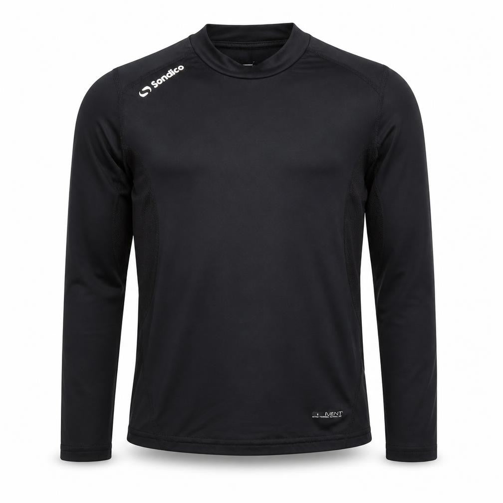 Sondico Boys Black Long Sleeve Athletic T-Shirt 11-12 Years
