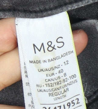 Marks and Spencer Grey Jeggings for Women - Size 12