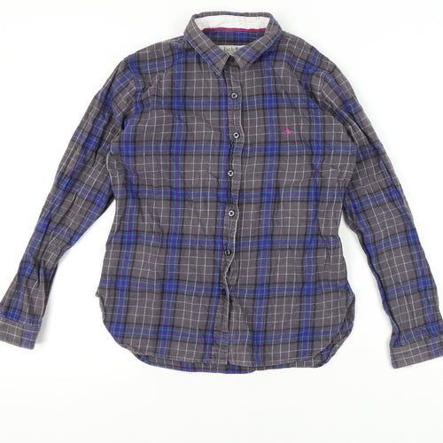 Jack Wills Women's Multicoloured Button-Up Shirt