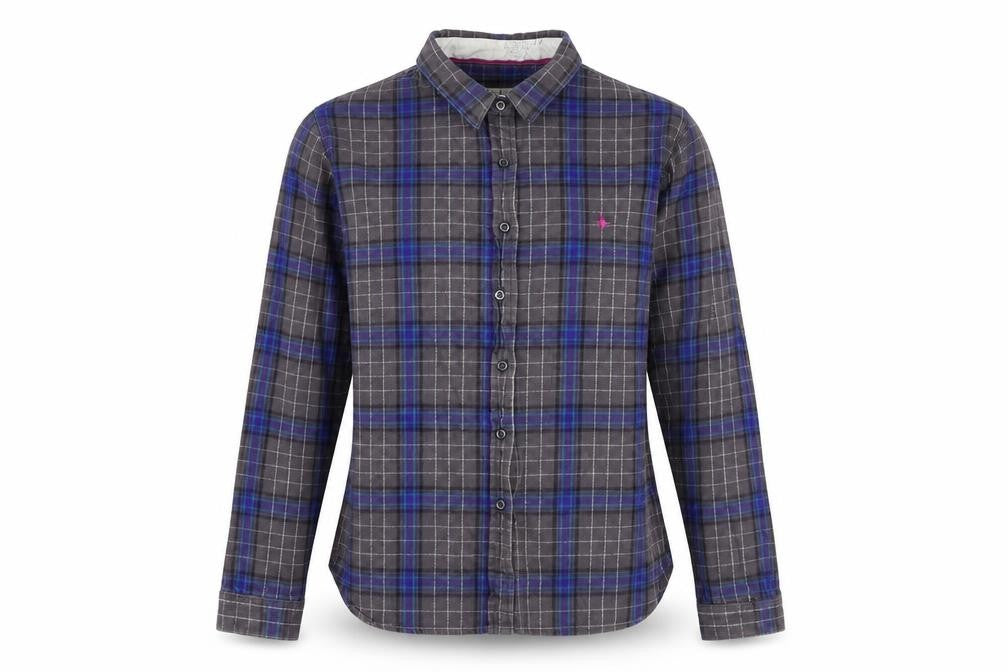 Front view of Jack Wills Women's Multicoloured Button-Up Shirt