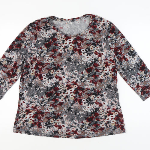 Damart Women’s Multicoloured Floral Top L