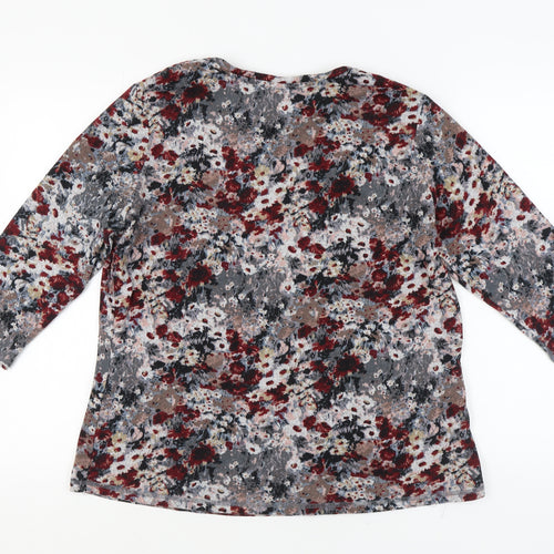Damart Women’s Multicoloured Floral Top L