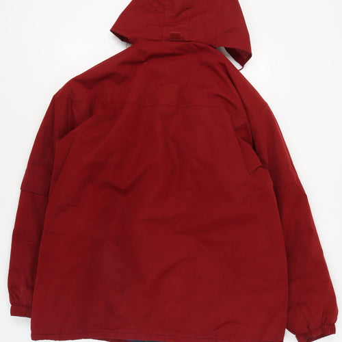Weatherguard Men's Red XL Parka Hooded Jacket