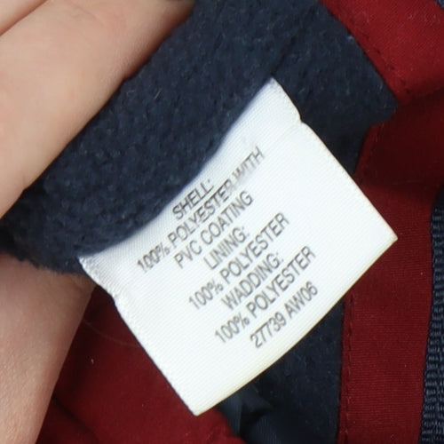 Weatherguard Men's Red XL Parka Hooded Jacket