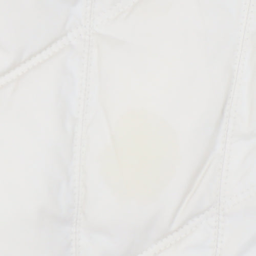 M&S Women's Ivory Padded Waistcoat Size S