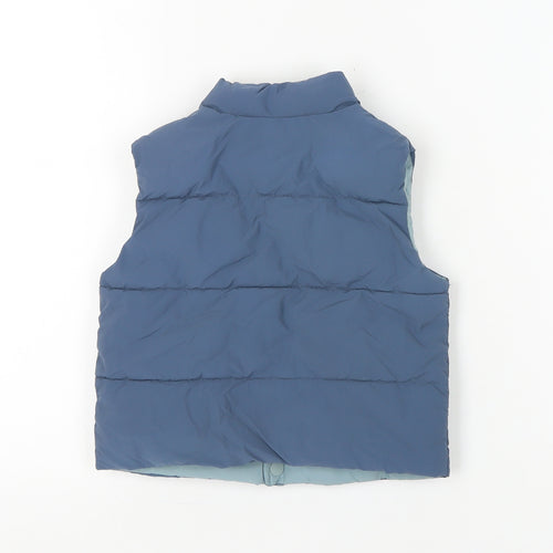 Zara Blue Unisex Baby Puffer Jacket 12-18m Casual Cosy
