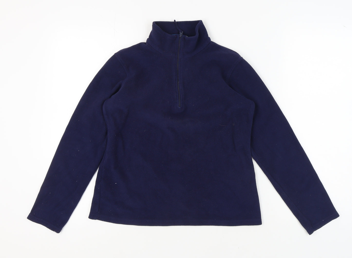 Mountain Warehouse Women’s Blue Fleece Zip Sweatshirt M
