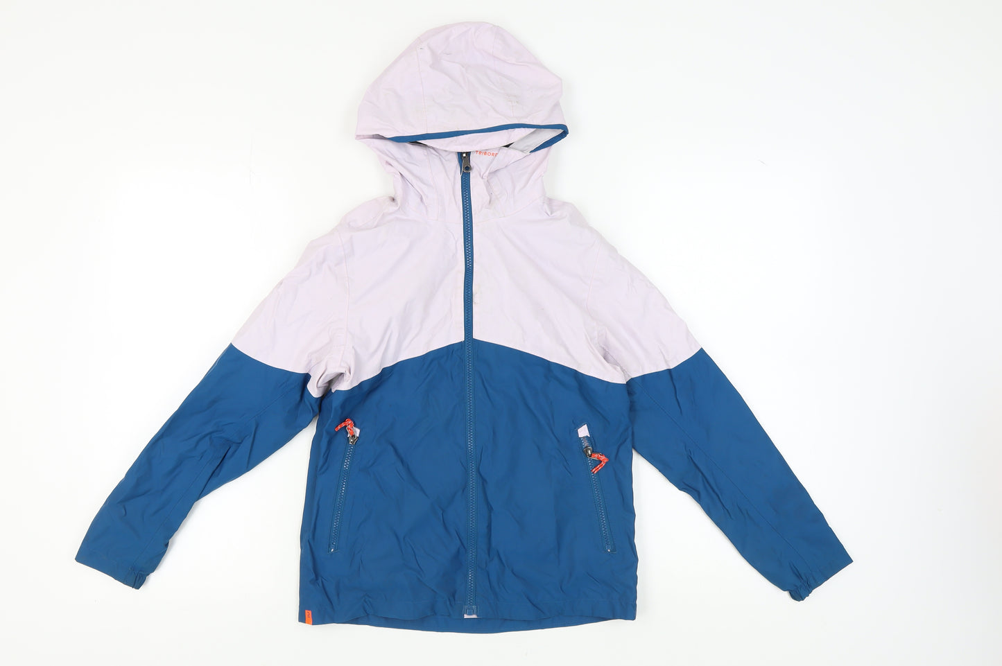 Tribord Girls Blue Purple Waterproof Jacket 10-11 Years