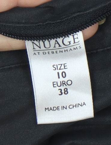 Debenhams Women’s Grey Mid-Length Coat, Size 10