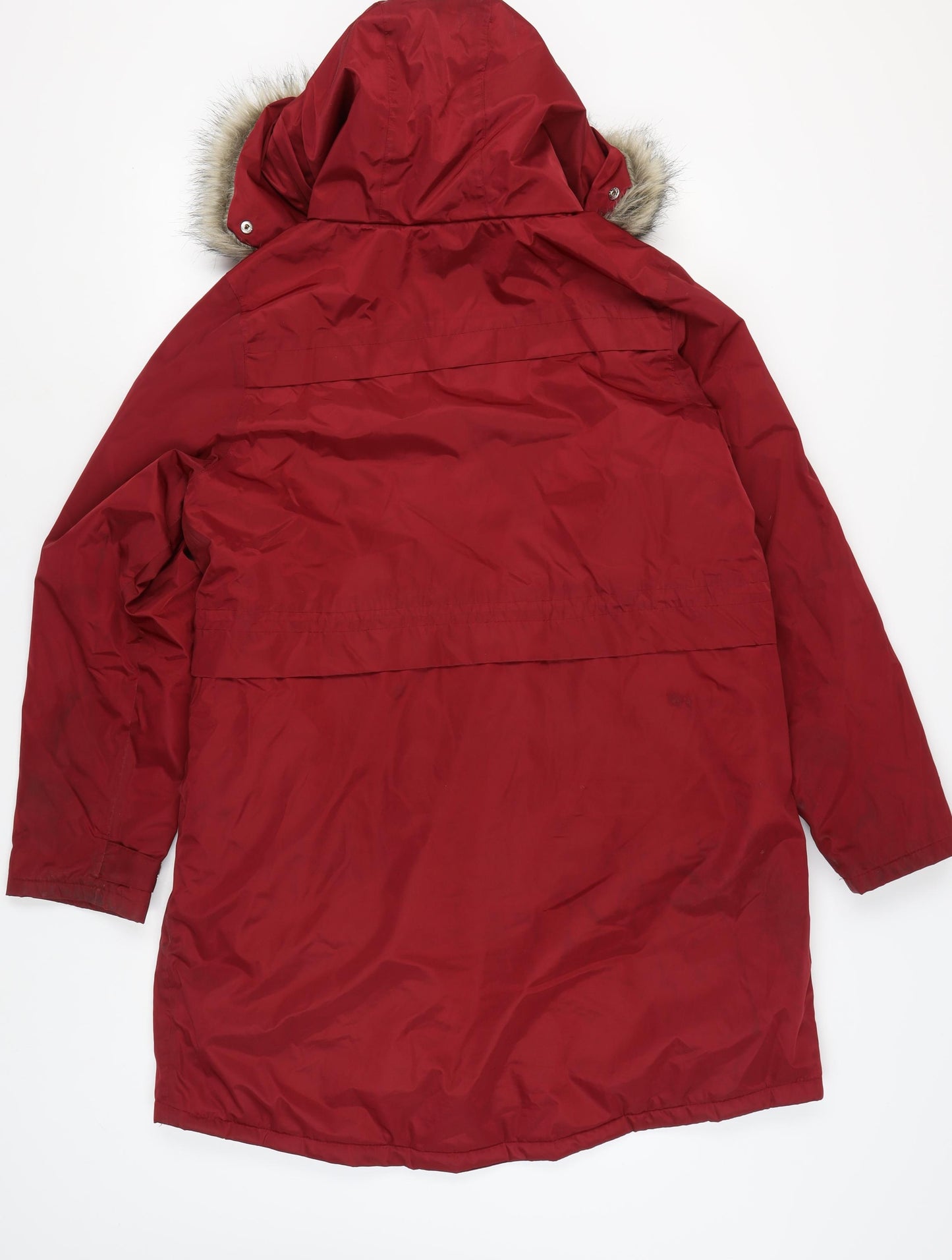 Regatta Women's Red Parka Coat Size 18 Hooded Winter