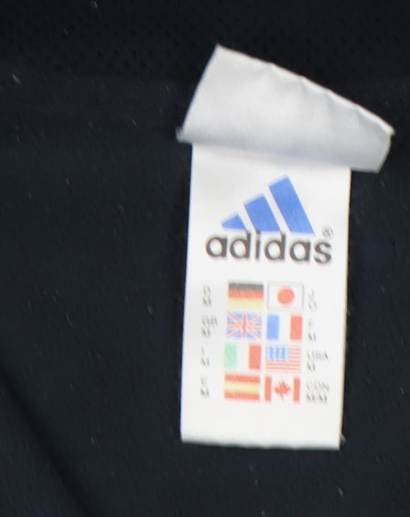 Adidas Men's Black Pullover Fleece Sweatshirt M