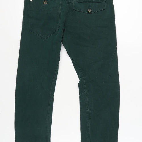 Next Boys Green Chino Trousers - Size 11 Years