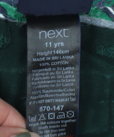 Next Boys Green Chino Trousers - Size 11 Years
