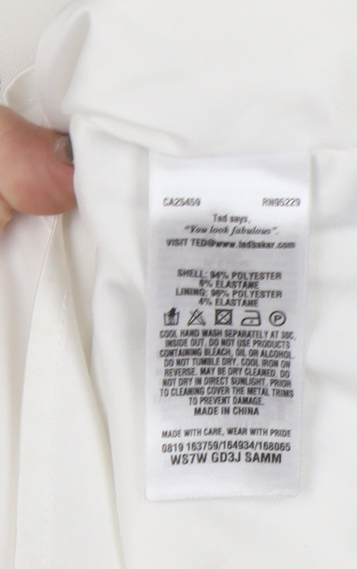 Ted Baker Women Multicoloured Floral Fit & Flare Dress, Size 6