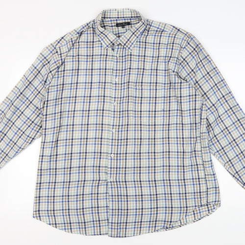 James Pringle Men's Multicoloured XXL Plaid Shirt