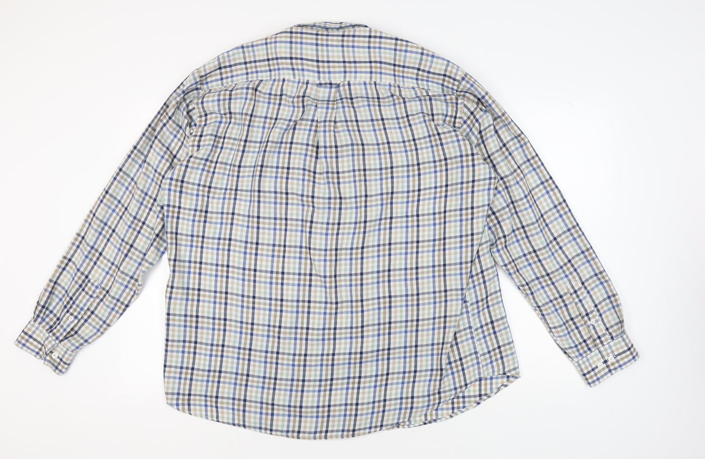 James Pringle Men's Multicoloured XXL Plaid Shirt
