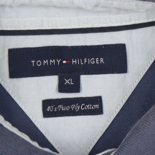 Tommy Hilfiger Men's Blue XL Polo Shirt