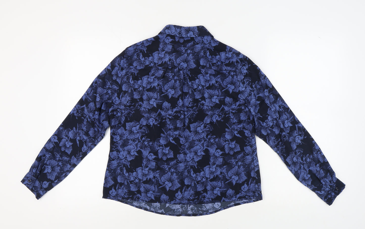 Eastex Blue Floral Blouse - Women's Size 14