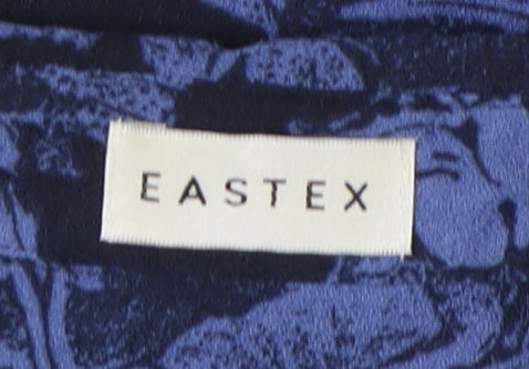 Eastex Blue Floral Blouse - Women's Size 14