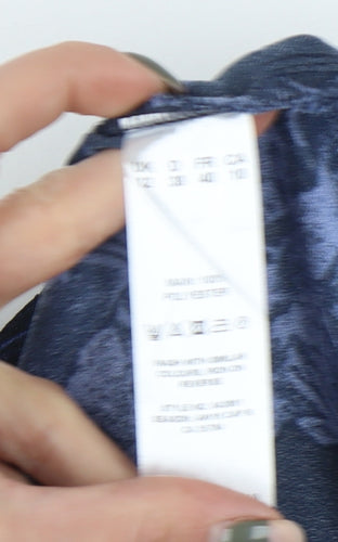 Eastex Blue Floral Blouse - Women's Size 14