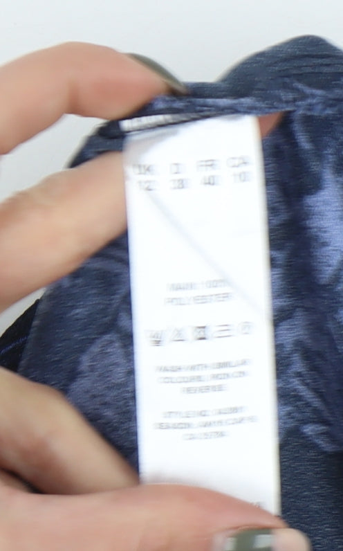 Eastex Blue Floral Blouse - Women's Size 14