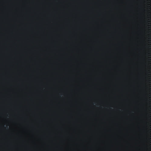 Kalenji Men's XL Black/Blue Track Jacket Reflective