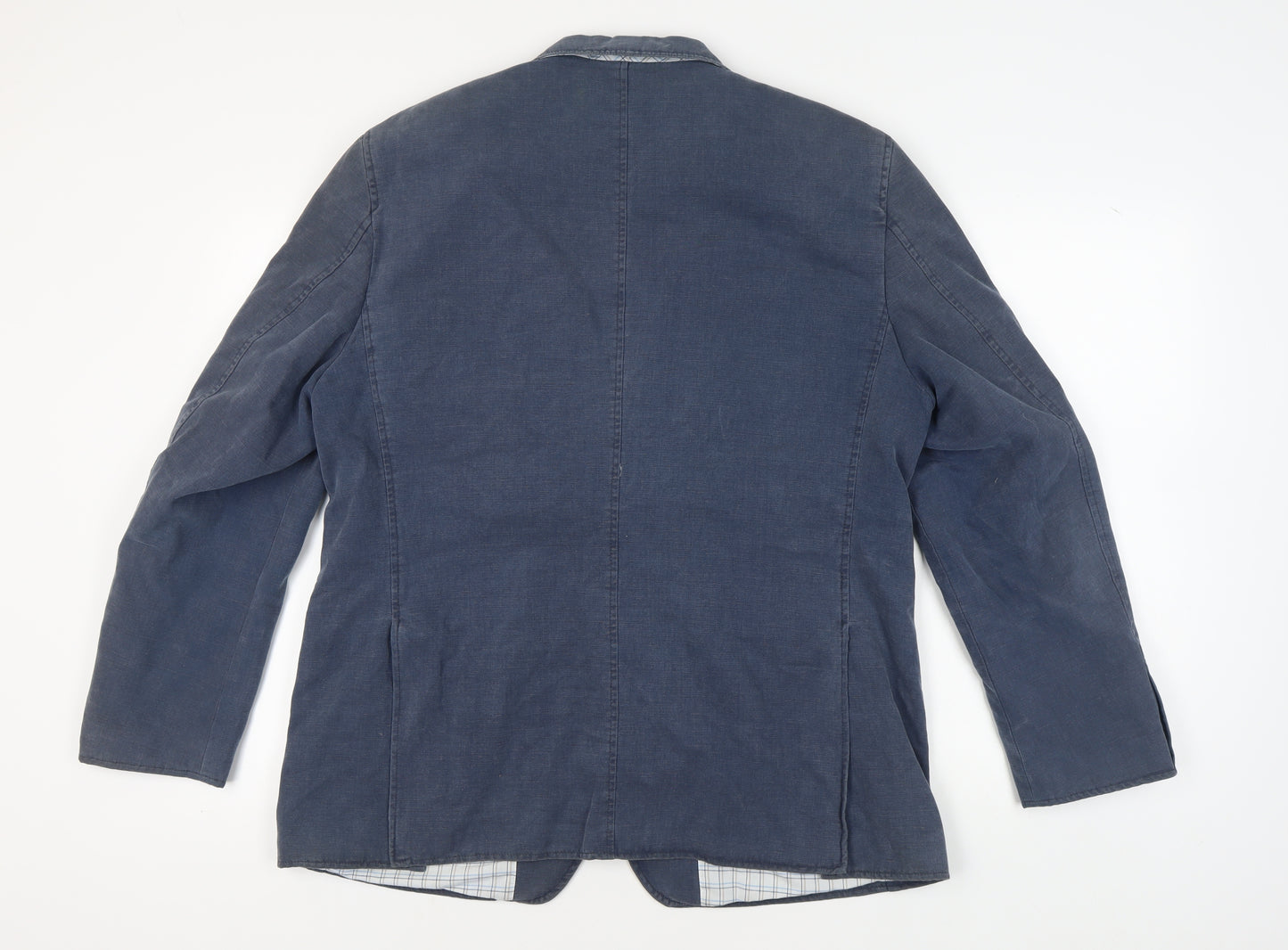 Remus Uomo Men's Blue Blazer, Size 44R Summer Casual