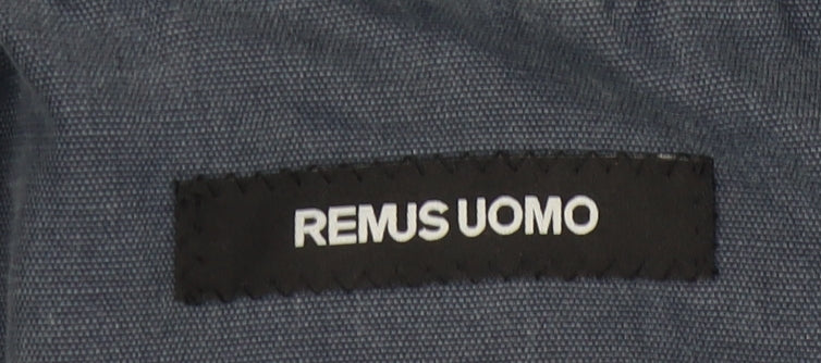 Remus Uomo Men's Blue Blazer, Size 44R Summer Casual