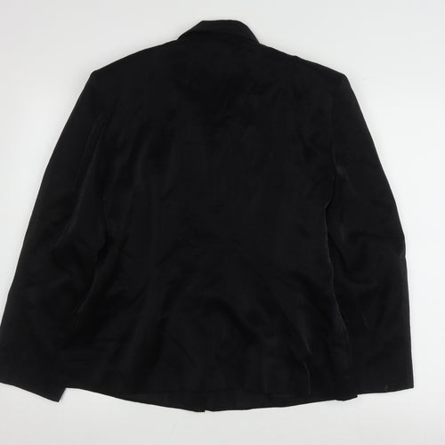 Wallis Petite Black Suit Jacket - Size 14