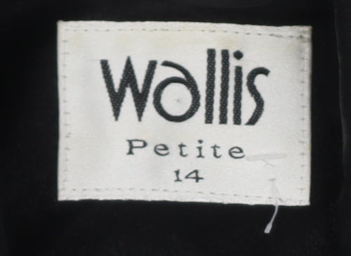 Wallis Petite Black Suit Jacket - Size 14
