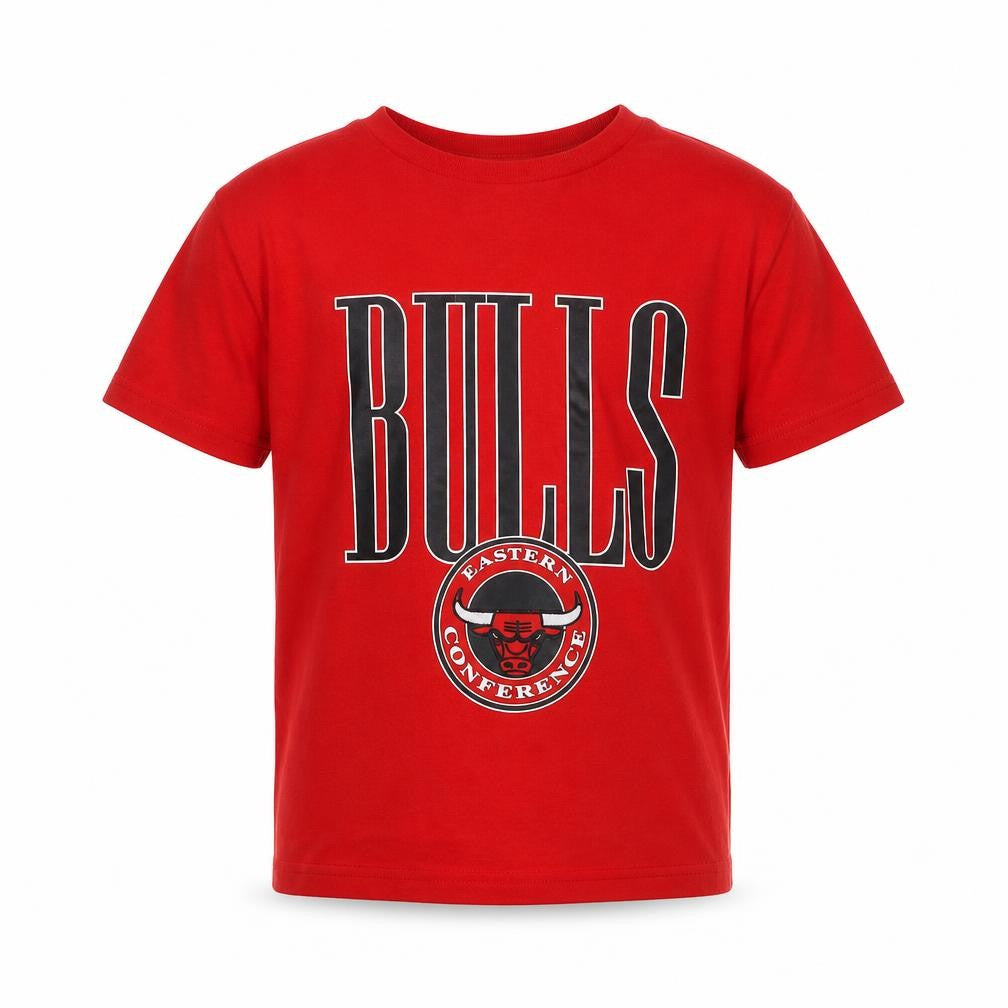NBA Boys Red Bulls Graphic T-Shirt 6-7 Years Casual Sportswear